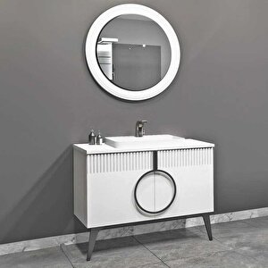 Valisso Banyo Dolabı 105 Cm Beyaz