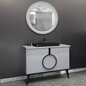 Valisso Banyo Dolabı 105 Cm Gri