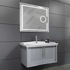 Sagra Banyo Dolabı 80 Cm Gri