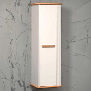 Casse Banyo Boy Dolabı 44 Cm Beyaz-kayın