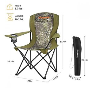 Kingcamp Arm Quad Sandalye (yesil)