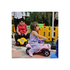King Kids King Car (ilk Arabam) Pembe