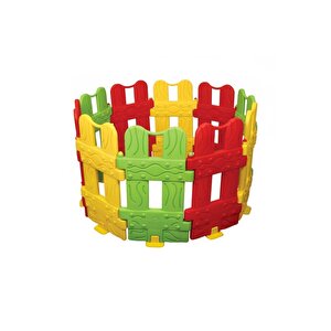 Unisex  Çocuk   Beyaz  King Kids Bahçe Oyun Çiti 10 Parça