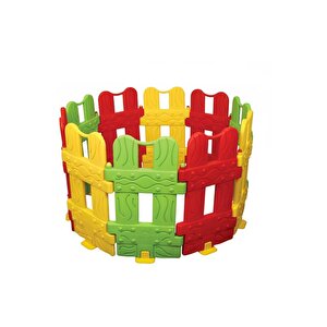 King Kids Bahçe Oyun Çiti 10 Parça