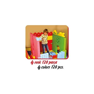 Mini Tuğla 120 Parça Blok Oyun Seti