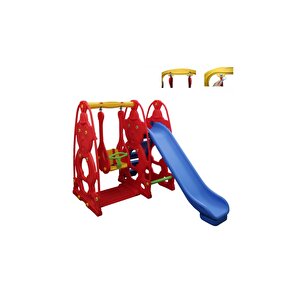 Sevimli Teddy Kaydıraklı Salıncak Set A