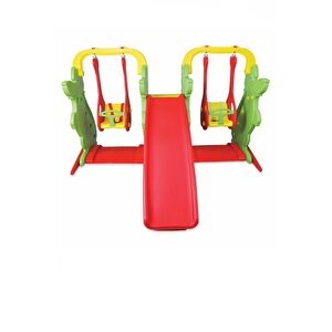 King Kids Kaydıraklı Salıncak Set B