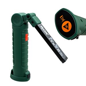 El Feneri Led Katlanır Usb Şarjlı Taşınabilir Kamp Lambası Beyaz Işık Mıknatıslı 200 Lümen