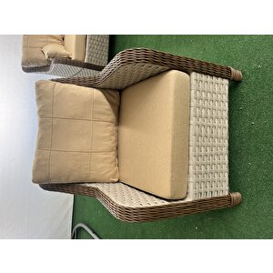Ravenna 3 1 1 Masauyuf Bahçe Balkon Mobi̇lyası Sarı