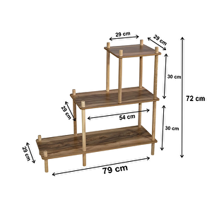 Ahşap Çiçeklik Saksılık Çiçek Standı Dekoratif Saksılık -holtech-no1