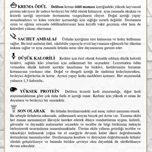 Kedi Ödül Maması - Creamy - Dana Ciğerli - 15 Gr 5'li - Delibon