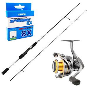 Yekoutdoor Üst Düzey Okuma Spin Olta Seti  Okuma Helios Sx Spin 2,70cm 15-45 Gr 2 Parça Spin Kamışı&okuma Avenger Av-4000 (5,0,1)