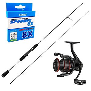 Yekoutdoor Üst Düzey Okuma Spin Olta Seti  Okuma Helios Sx Spin 2,70cm 15-45 Gr 2 Parça Spin Kamışı&okuma Ceymar Hd Chd-4000a Matt