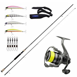 Yekoutdoor Okuma Spin Olta Seti Okuma Azaki Spin 274 Cm 12-35 Gr 2 Parça Spin Kamışı&dam Quick Dynabraid 4 4000s Fd 3+1bb Olta Mak