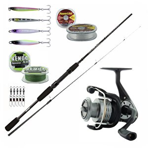 Yekoutdoor Okuma Profesyonel Lrf Seti Okuma Wave Power 213 Cm 0-8 Gr Lrf Kamışı&okuma Revenger Rv-25 Fd Olta Makinesi