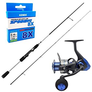 Yekoutdoor Üst Düzey Okuma Spin Olta Seti  Okuma Helios Sx Spin 2,70cm 15-45 Gr 2 Parça Spin Kamışı&okuma Safina Sw-x Snw-4000a 4+