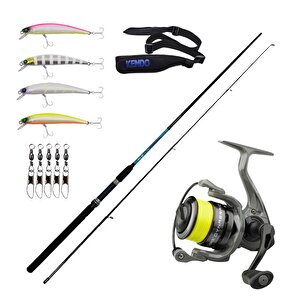 Yekoutdoor Okuma Spin Olta Seti Okuma G-power Spin 9' 270cm 7-35 Gr 2 Parça Spin Kamışı&dam Quick Dynabraid 4 4000s Fd 3+1bb Olta