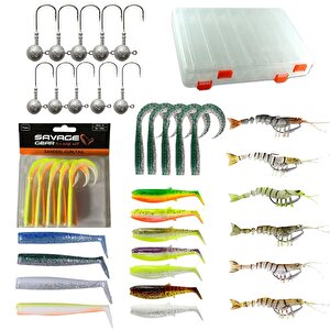 Yekoutdoor Lrf At-çek Silikon Sahte Balık Yem Seti