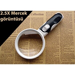 25616 Değiştirilebilir Mercekli El Tipi Büyüteç