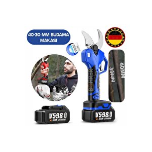 42 Mm-30 Mm Dijital Göstergeli Iki Kademeli Akülü Budama Makası , Akülü Bağ Makası , V598/f 5 Ah