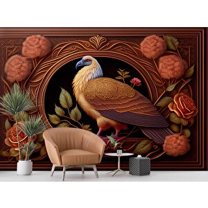 Tavuskuşu Tablo Görünümlü Duvar Kağıdı - Dkm921010