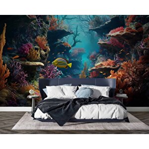 Su Altı Duvar Kağıdı Baskı - Dkm223014 450x200 cm