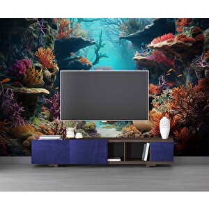 Su Altı Duvar Kağıdı Baskı - Dkm223014 450x200 cm