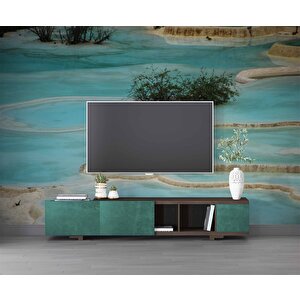 Pamukkale Manzaralı Duvar Kağıdı Baskı - Dkm545125 700x315 cm