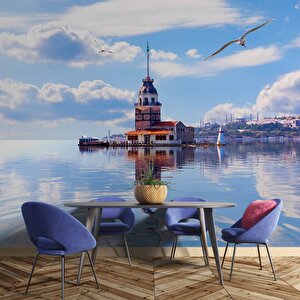 Üsküdar Kız Kulesi Temalı Duvar Kağıdı - Dkm485085