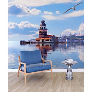 Üsküdar Kız Kulesi Temalı Duvar Kağıdı - Dkm485085