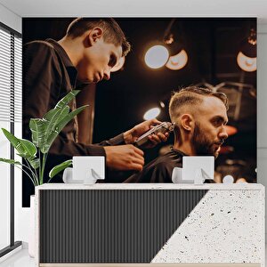 Berber-erkek Kuaförü Duvar Kağıdı Baskı - Dkm160127 900x315 cm