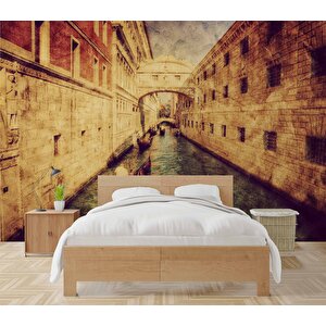 Eskitme Venedik Manzaralı Duvar Kağıdı - Dkb960030 325x240 cm