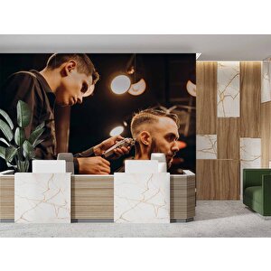 Berber-erkek Kuaförü Duvar Kağıdı Baskı - Dkm160076