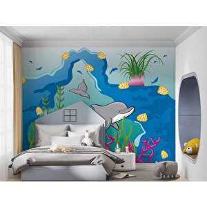 Deniz Altı Dünyası Duvar Kağıdı Baskı - Dkm374021