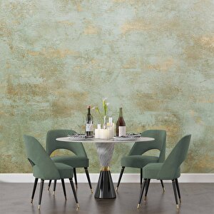 Eskitme Yeşil Duvar Temalı Duvar Kağıdı - Dkm631073