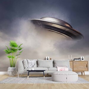 Ufo Duvar Kağıdı Baskı - Dkm438094 350x300 cm