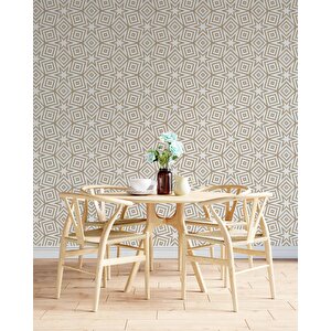 Geometrik Motifli Duvar Kağıdı - Dkb955073