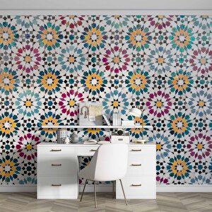 Turkuaz Mermer Desenli Duvar Kağıdı - Dkb950038