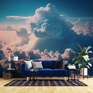 Gökyüzü Bulut Manzarası Duvar Kağıdı - Dkm490087 150x300 cm