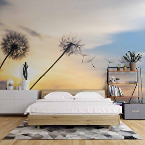 Gökyüzü Ve Bulut Manzaralı Duvar Kağıdı - Dkm641001 100x100 cm