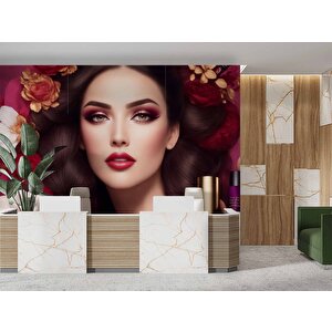 Kadın Güzellik Merkezi Duvar Kağıdı Baskı - Dkm129096 400x300 cm