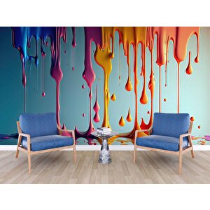 Akan Boya Temalı Duvar Kağıdı Baskı - Dkm557091