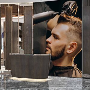 Erkek Kuaförü Duvar Kağıdı Baskı - Dkm164024
