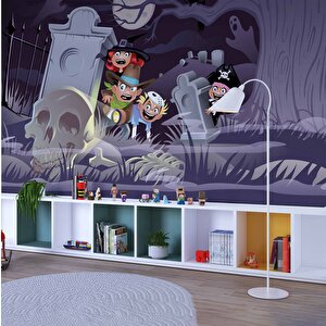 Hallowen Çocuk Odası Duvar Kağıdı Baskı - Dkm435032 375x240 cm