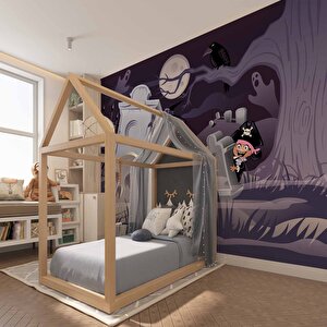 Hallowen Çocuk Odası Duvar Kağıdı Baskı - Dkm435032 375x240 cm