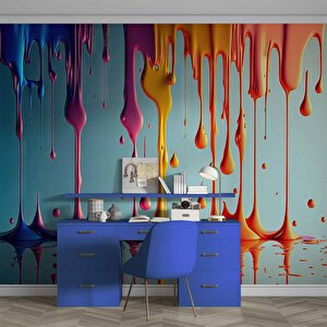 Akan Boya Temalı Duvar Kağıdı Baskı - Dkm557016