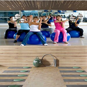 Yoga Temalı Duvar Kağıdı - Dkm355115 350x315 cm