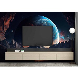 Uzaydan Galaksi Manzarası Duvar Kağıdı - Dkm466001 100x100 cm