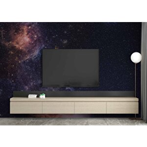 Uzaydaki Yıldız Manzaralı Duvar Kağıdı Baskı - Dkm535040 600x240 cm