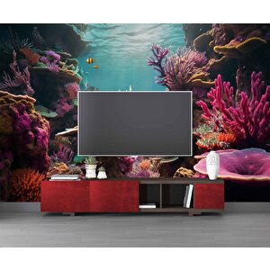 Su Altı Manzaralı Duvar Kağıdı Baskı - Dkm241092 300x300 cm